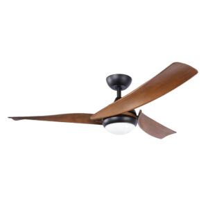 Quạt trần đèn 3 cánh Nhựa ABS Vân gỗ - 142cm