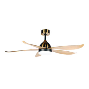 Quạt trần đèn 5 cánh Nhựa ABS Vân gỗ - 132cm