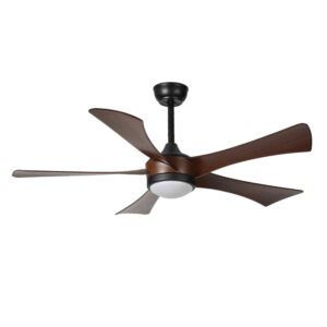 Quạt trần đèn 5 cánh Nhựa ABS Vân gỗ - 132cm