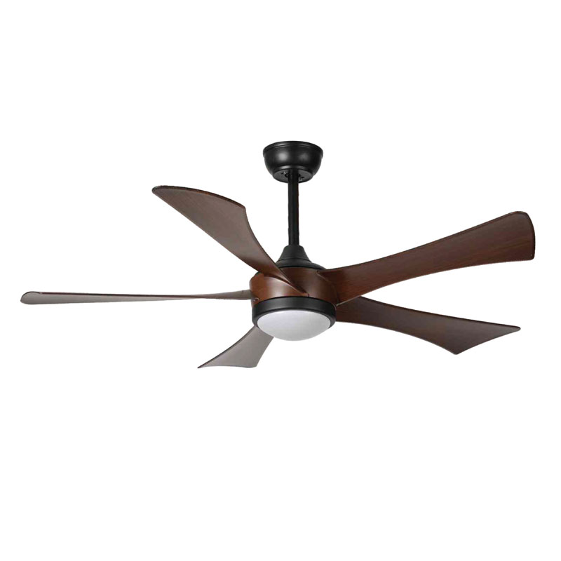 Quạt trần đèn 5 cánh Nhựa ABS Vân gỗ - 132cm