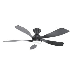 Quạt trần đèn 5 cánh Gỗ nguyên khối - 132 cm