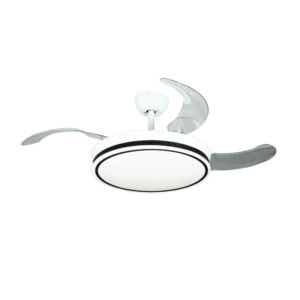 Quạt trần đèn 4 cánh Nhựa PC Trong suốt - 107cm