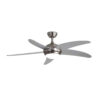 Quạt trần đèn 5 cánh Gỗ Polywood Xám bạc - 122 cm