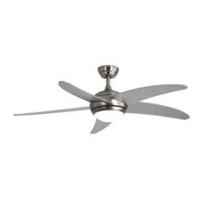 Quạt trần đèn 5 cánh Gỗ Polywood Xám bạc - 122 cm