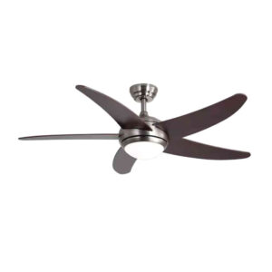 Quạt trần đèn 5 cánh Gỗ Polywood Vân gỗ - 122cm