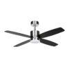 Quạt trần đèn 4 cánh Gỗ Polywood Đen mờ - 107cm