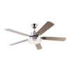 Quạt trần đèn 5 cánh Gỗ Polywood Vân gỗ - 107cm