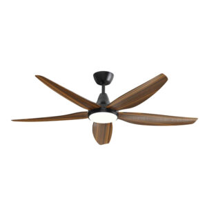 Quạt trần đèn 5 cánh Nhựa ABS Vân gỗ - 132 cm
