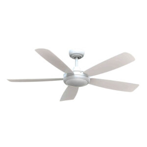 Quạt trần đèn 5 cánh Nhựa ABS Trắng mờ - 132cm