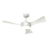 Quạt trần đèn 3 cánh Nhựa ABS cao cấp Trắng mờ - 132cm