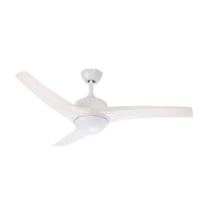 Quạt trần đèn 3 cánh Nhựa ABS cao cấp Trắng mờ - 132cm