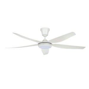 Quạt trần đèn 5 cánh Nhựa ABS Trắng - 142cm