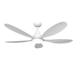Quạt trần đèn 5 cánh Nhựa ABS Trắng/Đen - 132cm FQT03BLL