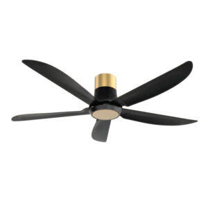 Quạt trần 5 cánh Nhựa ABS Đen - 142cm
